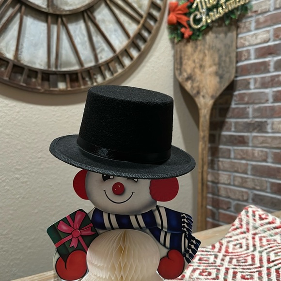 Snowman Hat 3 1/2” - Picture 1 of 4